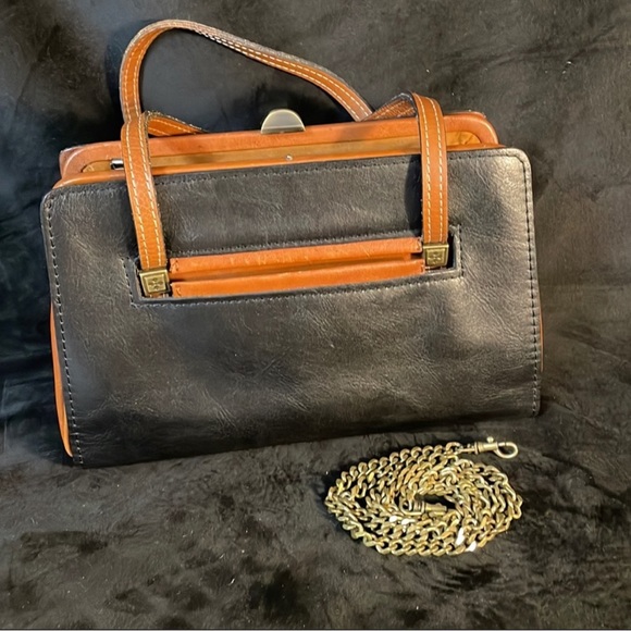 EUC PATRICIA NASH DOPPIA CONVERTIBLE SATCHEL 3 DIFFERENT WAYS TO LOOK!! - Picture 2 of 7